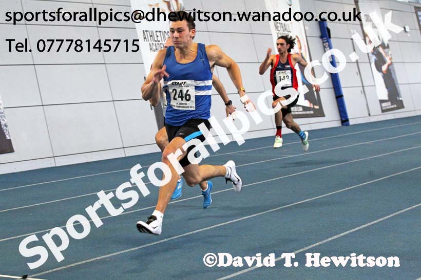 60 metres, North Eastern Indoor Champs. Photo: David T. Hewitson/Sports for All Pics